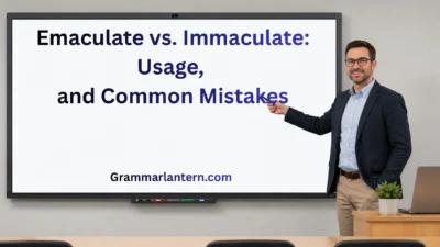 Emaculate vs. Immaculate