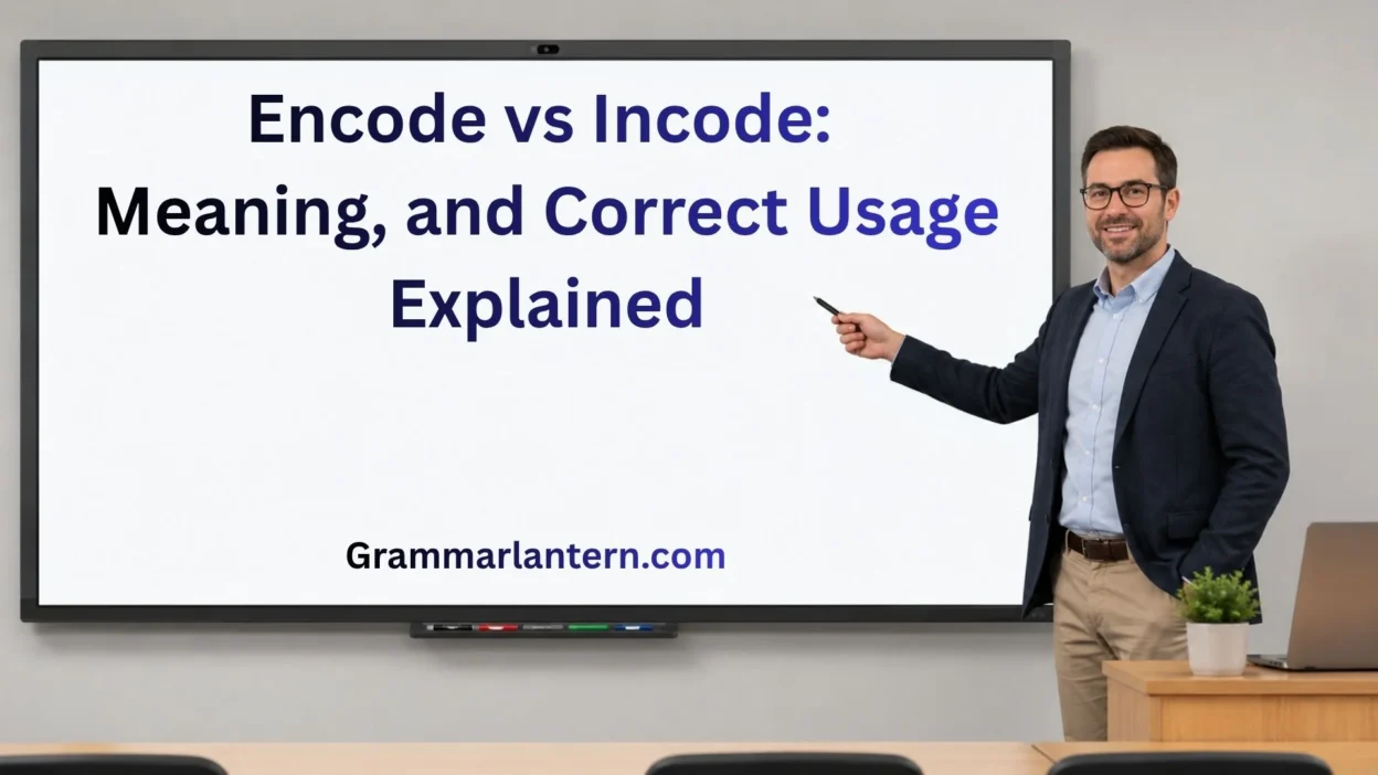 Encode vs Incode
