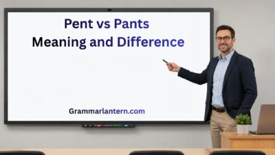Pent vs Pants