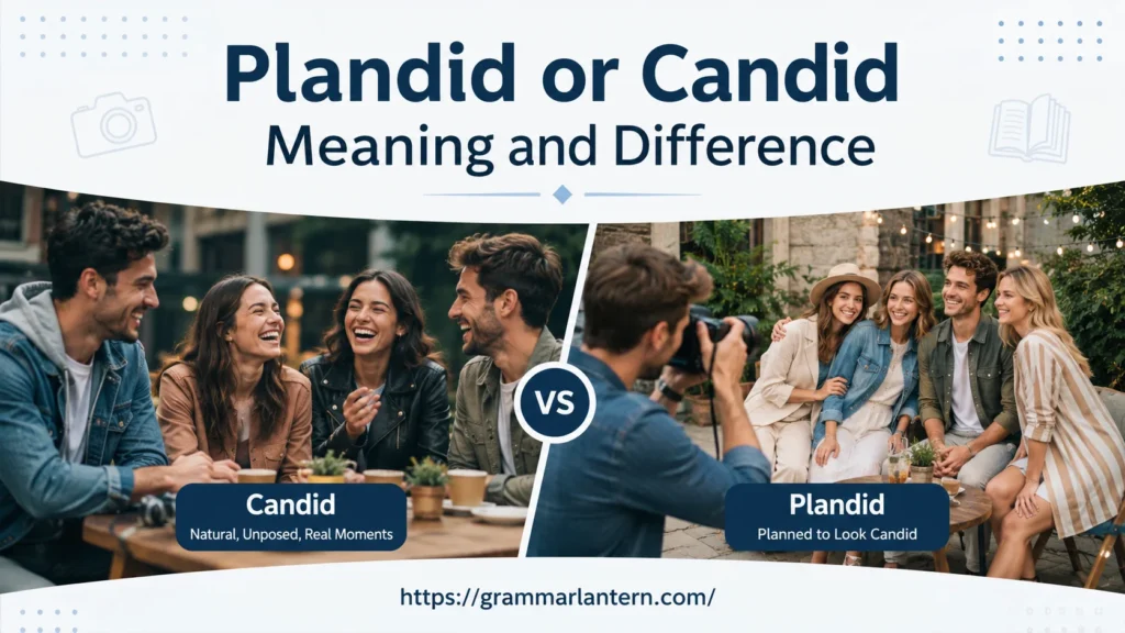 Plandid vs Candid Meaning and Difference