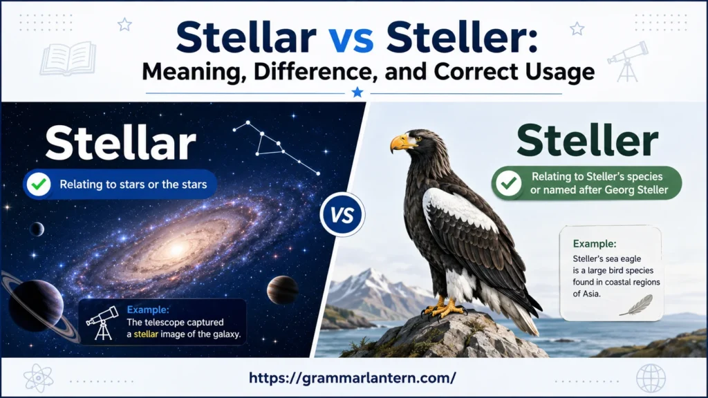 Quick Answer: Stellar vs Steller 