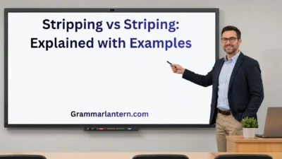 Stripping vs Striping