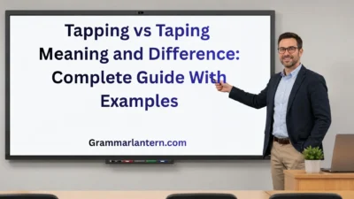 Tapping vs Taping