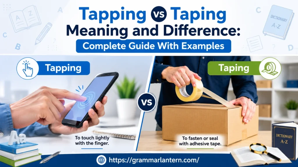 Tapping vs Taping: Key Differences