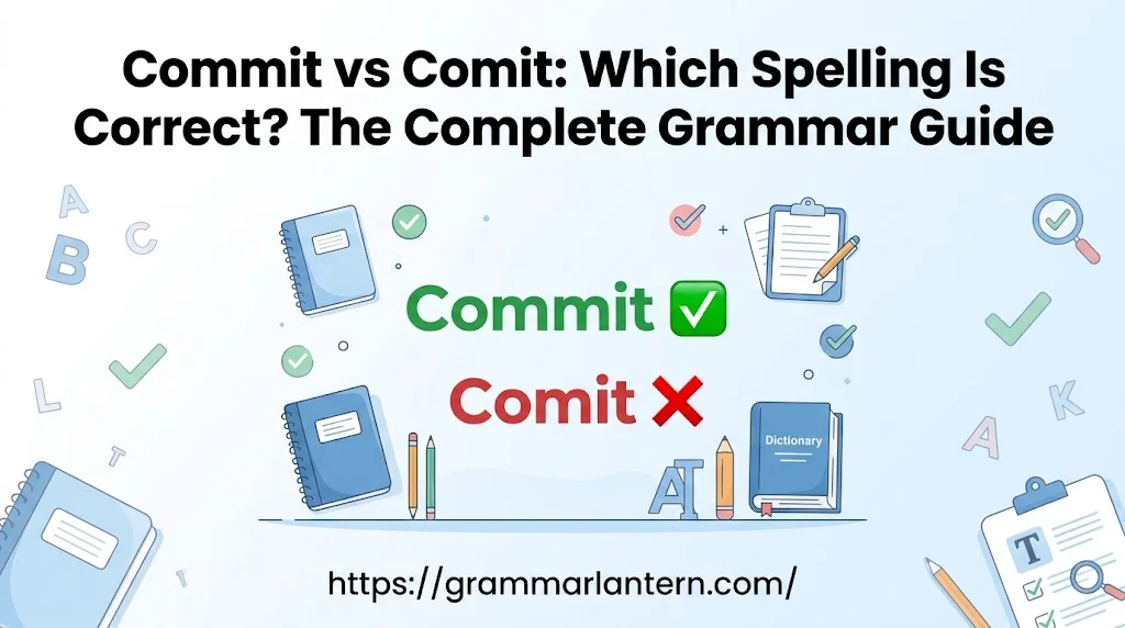 Commit vs Comit