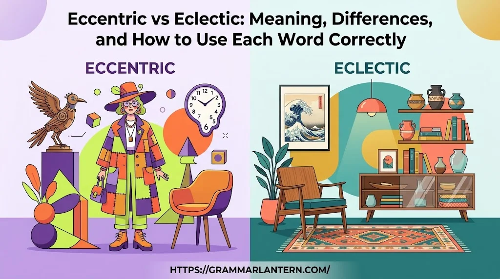 Eccentric vs Eclectic: Meaning and Differences