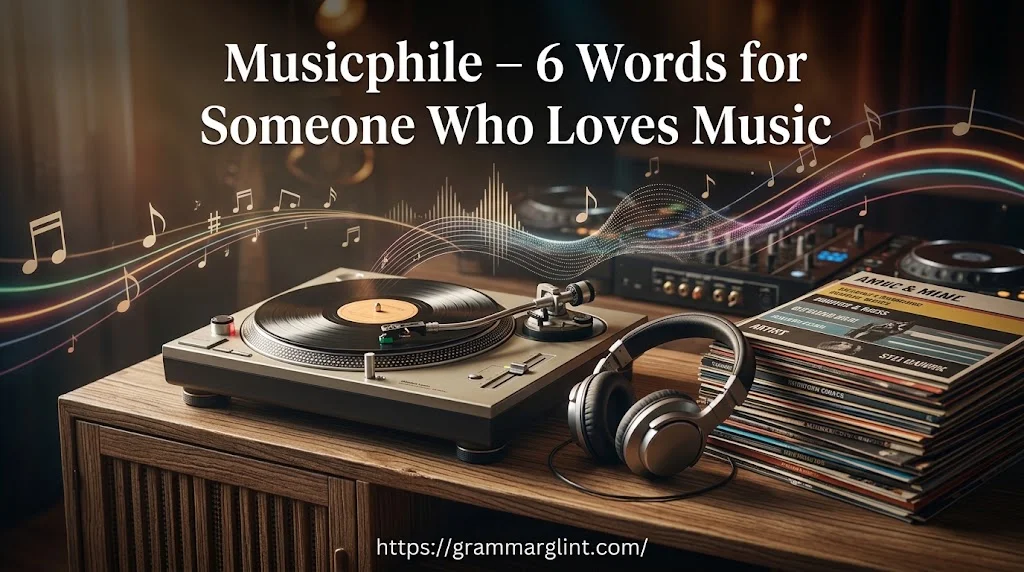 Musicphile: 6 Words for Someone Who Loves Music