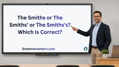 The Smiths or The Smiths’ or The Smiths’s