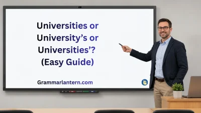 Universities or University’s or Universities’?