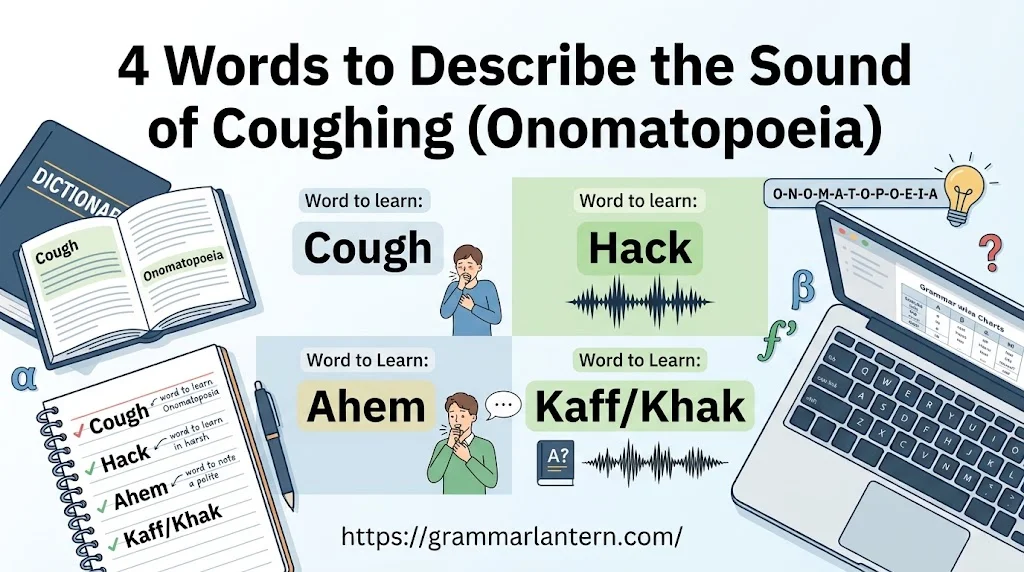 4 Words to Describe the Sound of Coughing (Onomatopoeia)