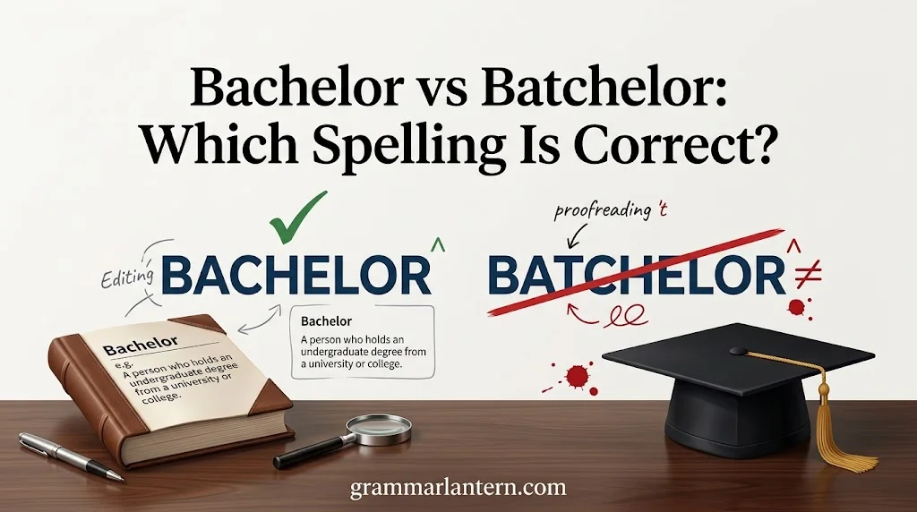Bachelor vs Batchelor
