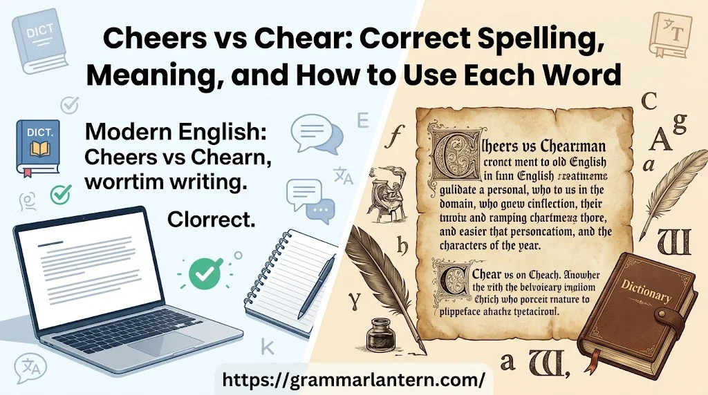 Cheers vs Chear: Correct Spelling