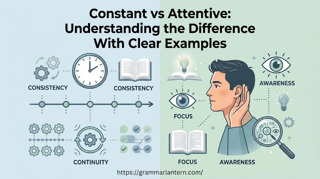 Constant vs Attentive:  Difference 