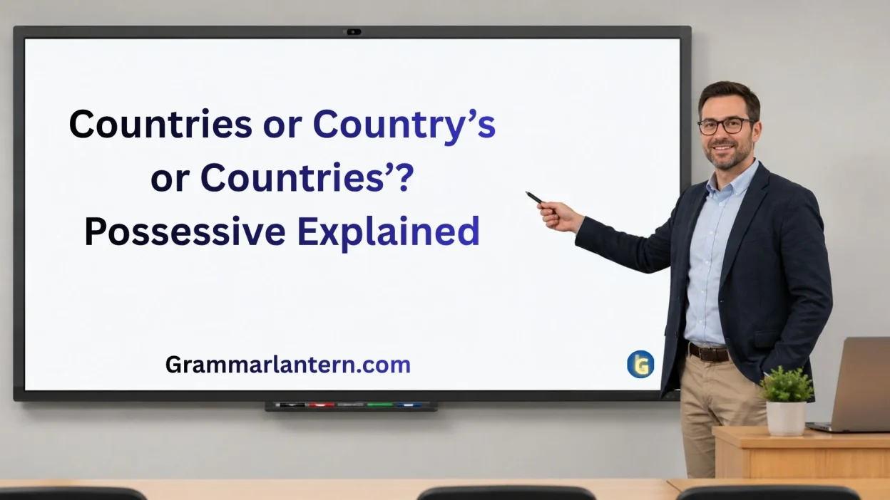 Countries or Country’s or Countries’