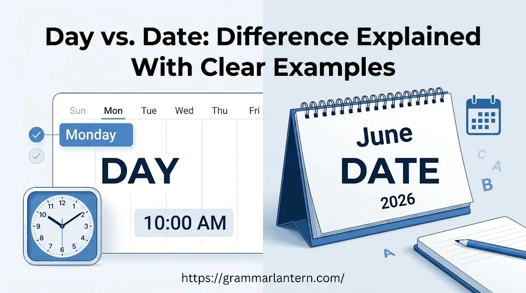 Day vs. Date: Difference
