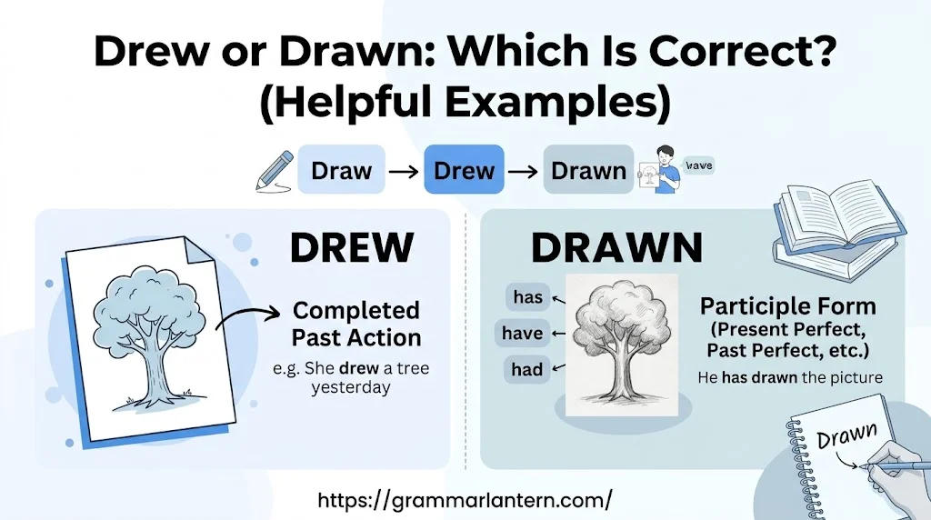Drew or Drawn: Which Is Correct?              