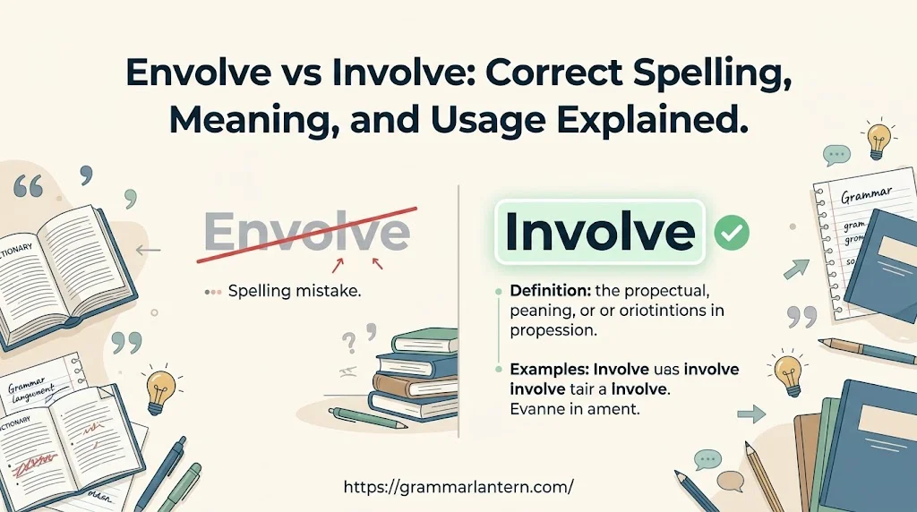 Envolve vs Involve