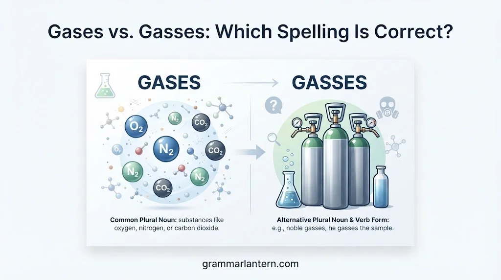 Gases vs. Gasses