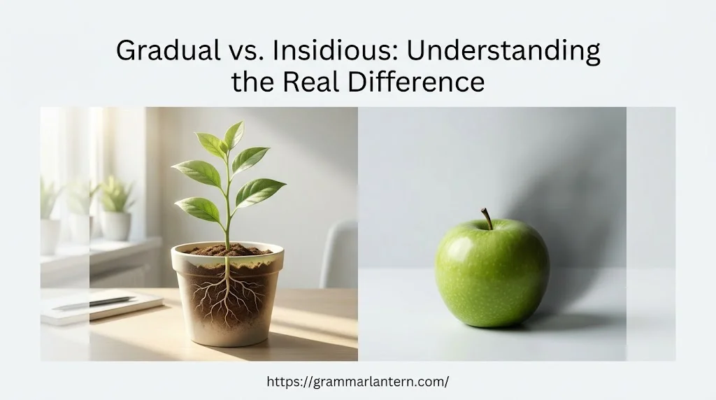 Gradual vs. Insidious