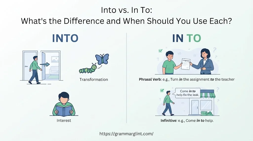 Into vs. In To