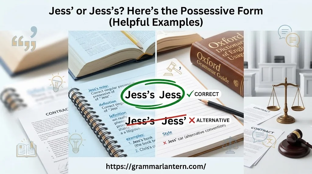 Jess’ or Jess’s