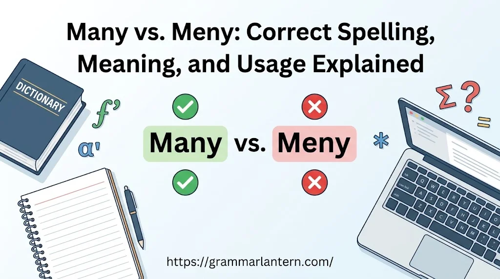 Many vs. Meny: Correct Spelling