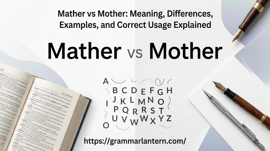 Mather vs Mother: Meaning
