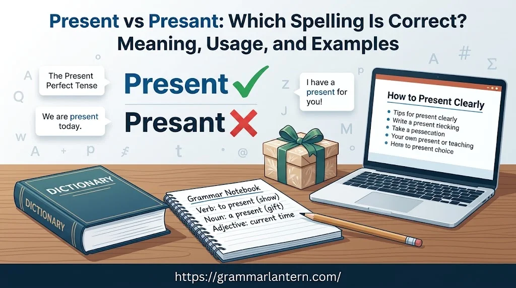 Present vs Presant