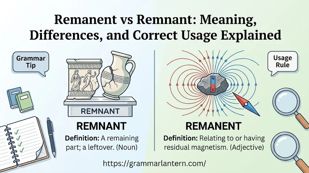 Remanent vs Remnant: Meaning 