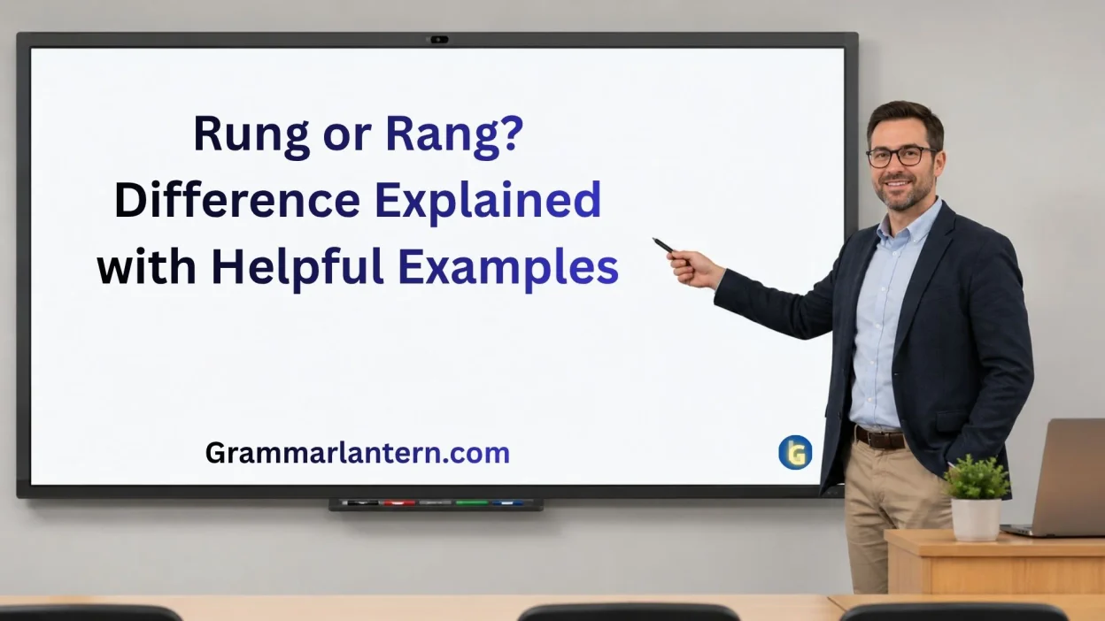 Rung or Rang