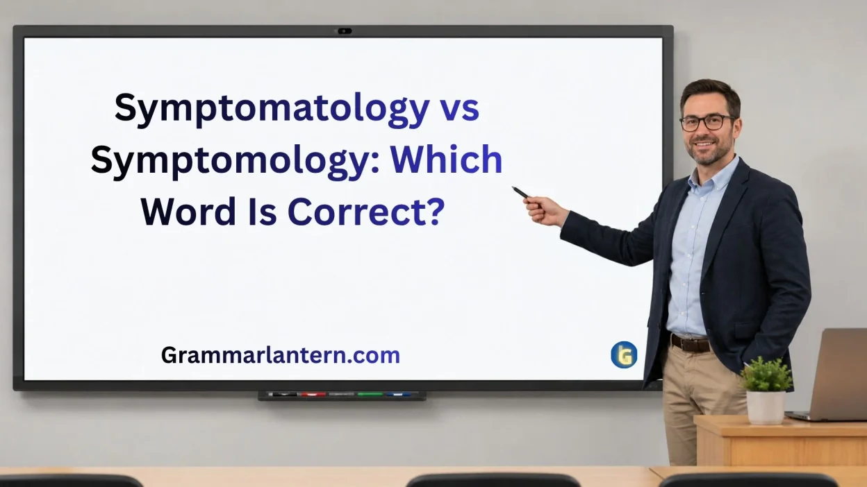 Symptomatology vs Symptomology