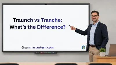 Traunch vs Tranche
