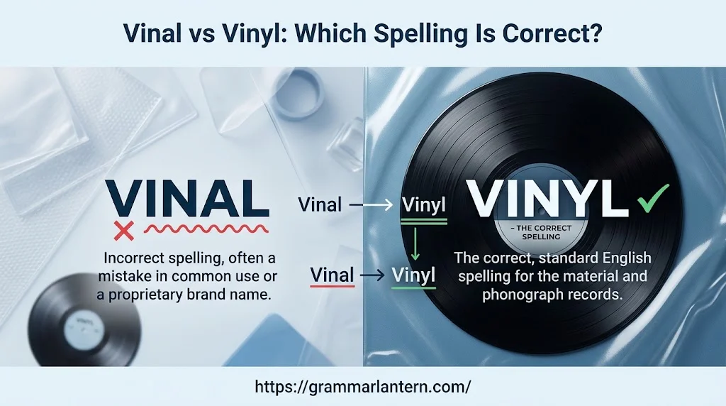 Vinal vs Vinyl