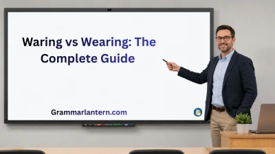 Waring vs Wearing