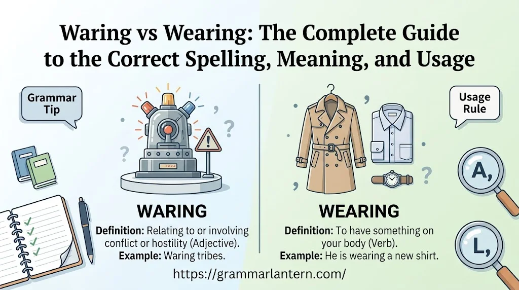Waring vs Wearing: The Complete Guide 