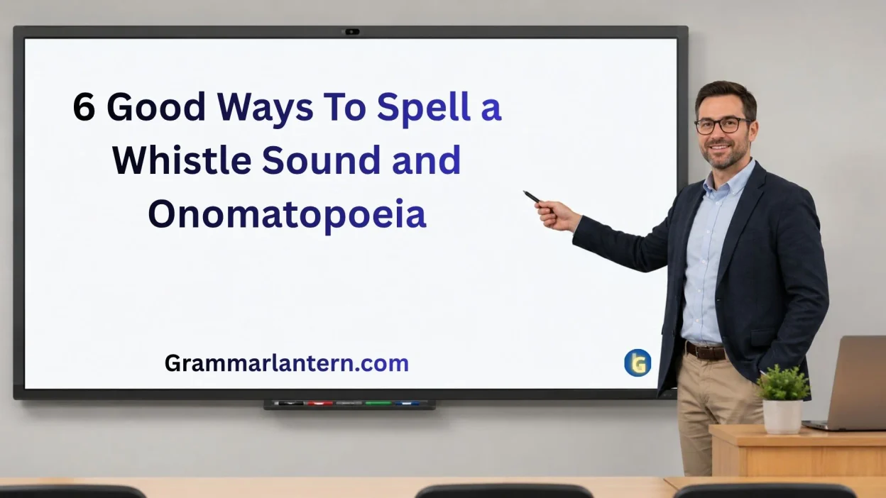 Ways To Spell a Whistle Sound