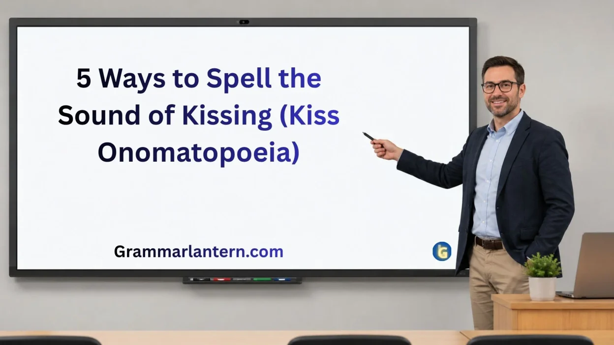 Ways to Spell the Sound of Kissing