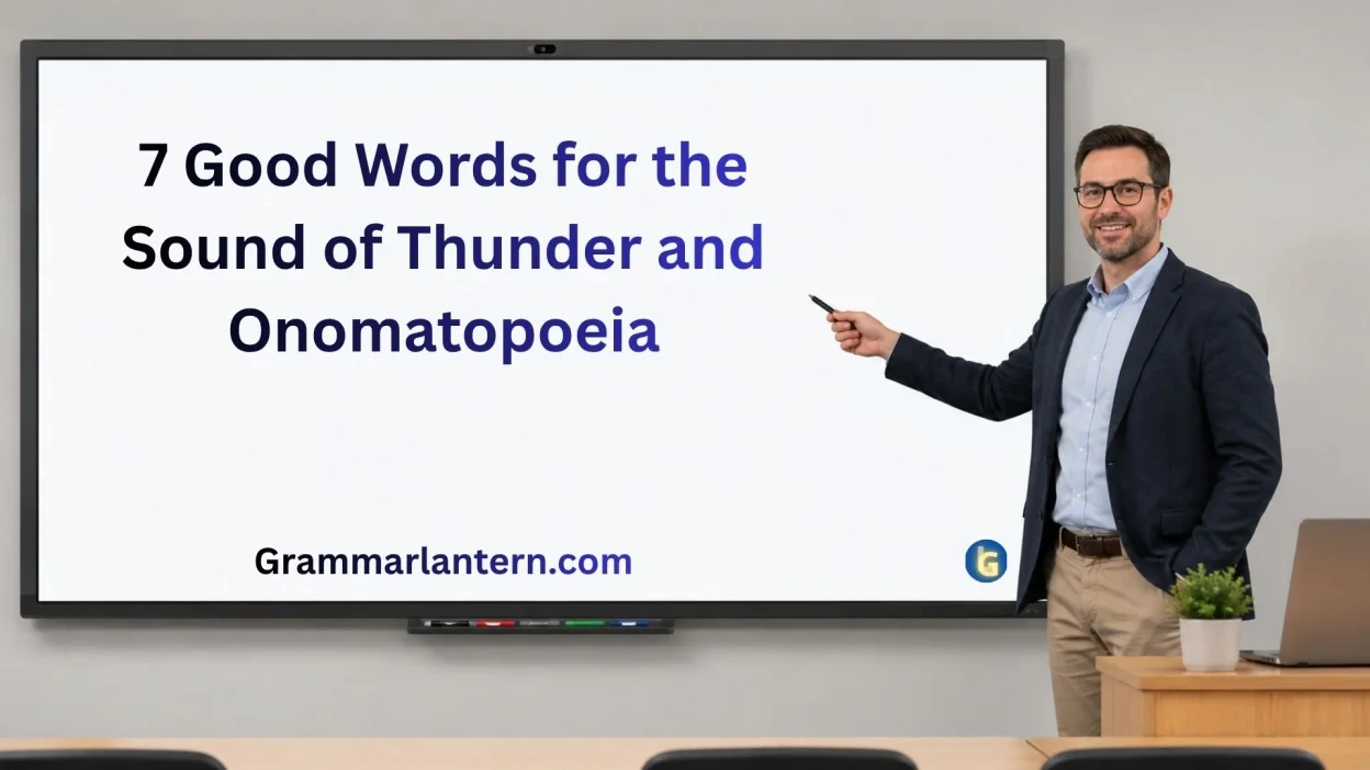 Words for the Sound of Thunder