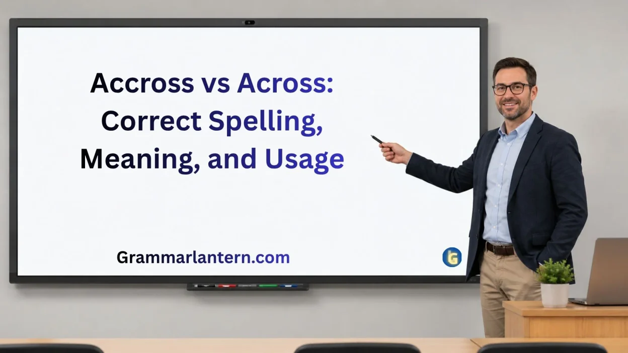 Accross vs Across
