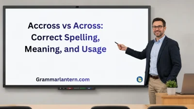 Accross vs Across