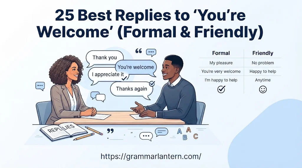 Best Replies to “You’re Welcome”