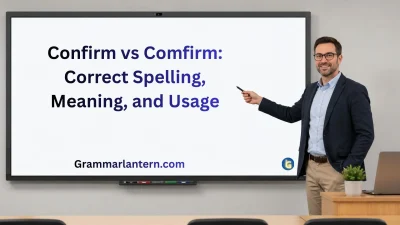 Confirm vs Comfirm