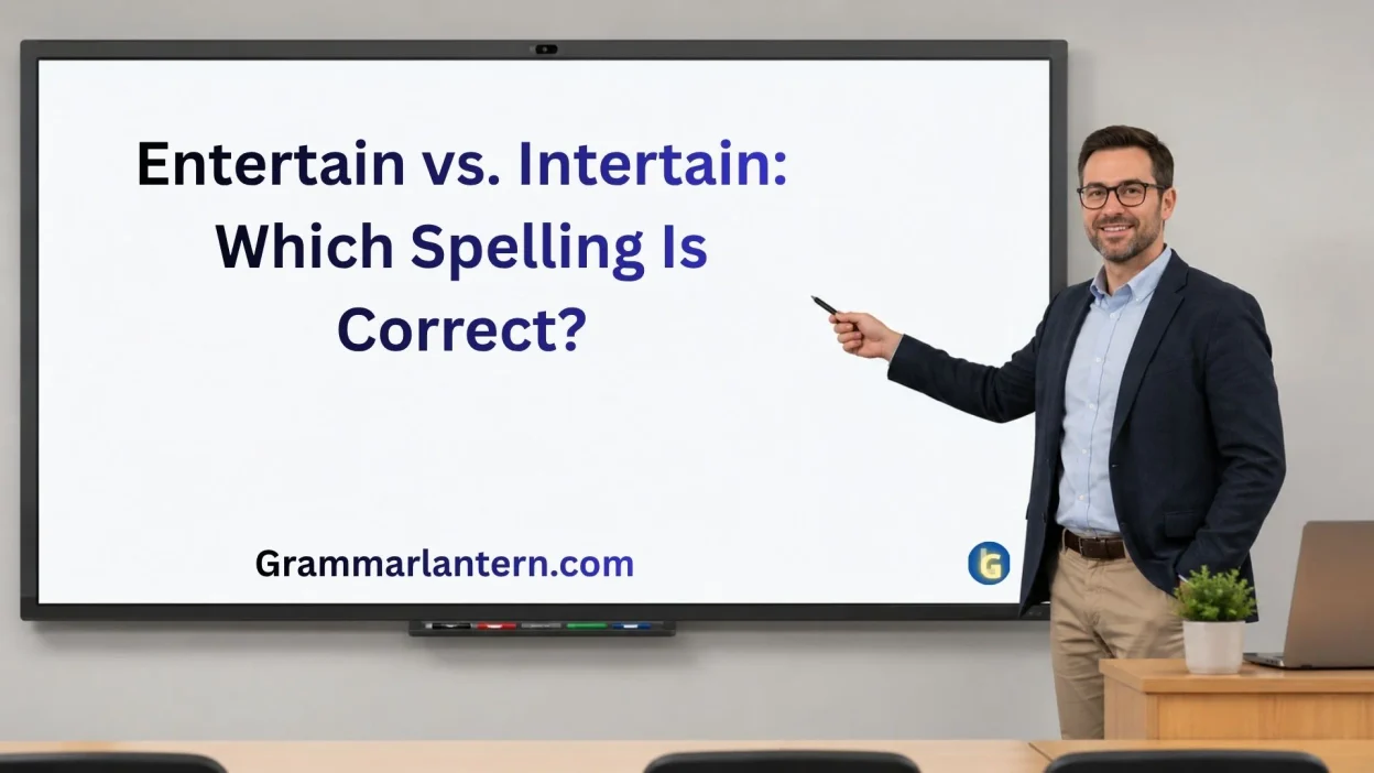 Entertain vs. Intertain
