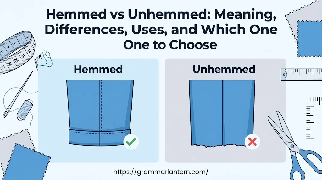 Hemmed vs Unhemmed