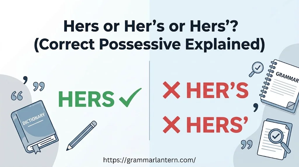 Hers or Her’s or Hers’