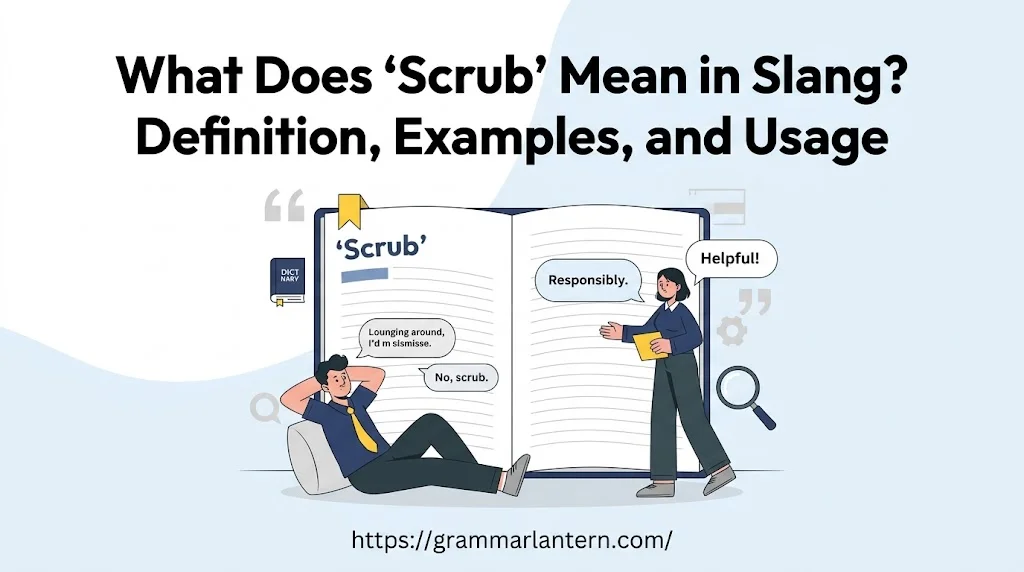 “Scrub” Mean in Slang
