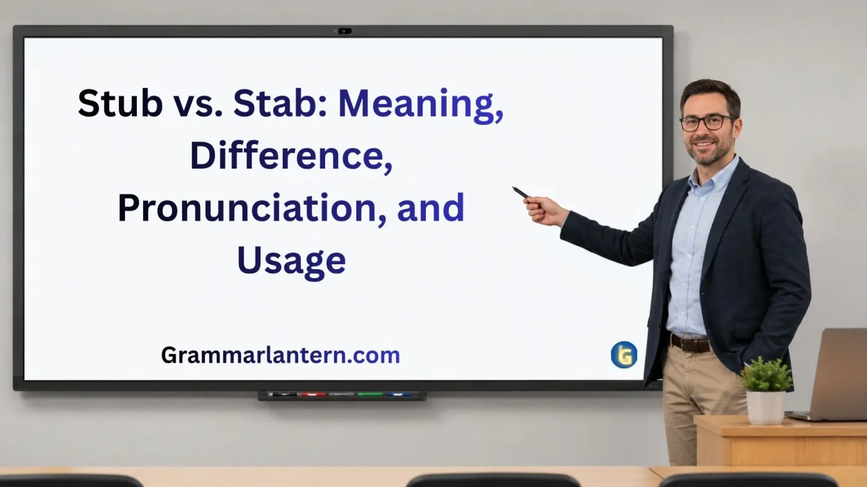 Stub vs. Stab